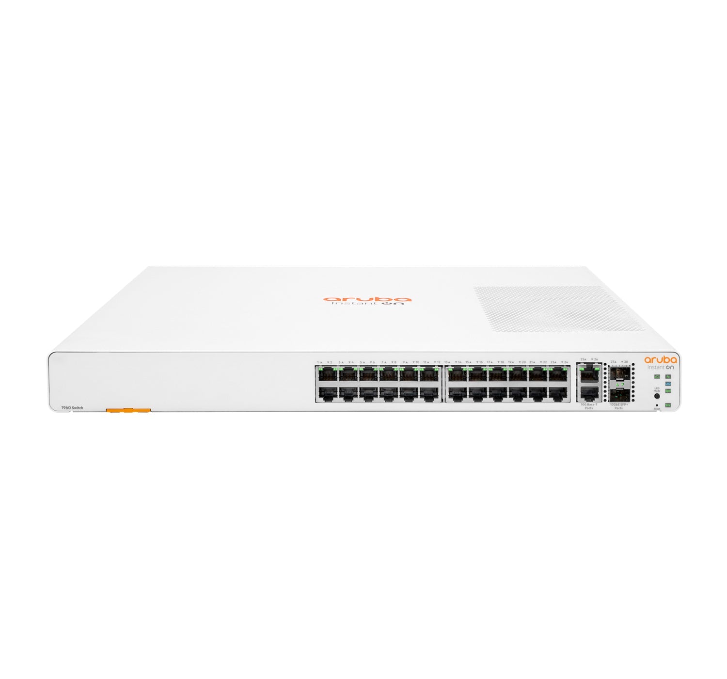 Aruba, A Hewlett Packard Enterprise Company Aruba Instant On 1960 24G 2Xgt 2Sfp+ Managed L2+ Gigabit Ethernet (10/100/1000) 1U White