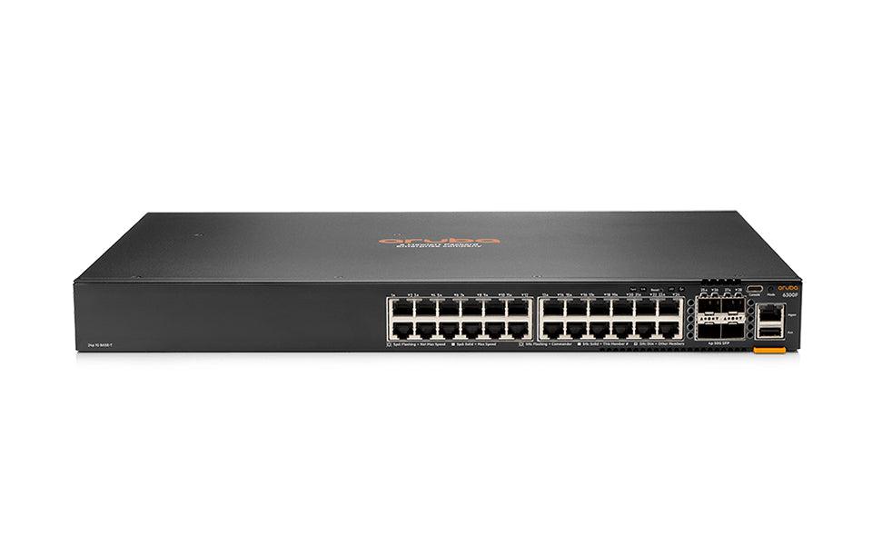 Aruba, A Hewlett Packard Enterprise Company Cx 6300F L3 Gigabit Ethernet (10/100/1000) Black