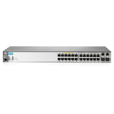 Aruba, A Hewlett Packard Enterprise Company Procurve 2620-24-Ppoe+ Managed L2 Fast Ethernet (10/100) Power Over Ethernet (Poe) 1U Grey