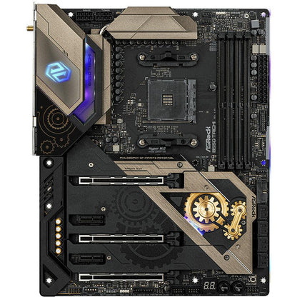 Asrock B550 Taichi Socket Am4/ Amd B550/ Ddr4/ Quad &3-Way Crossfirex/ Sata3&Usb3.2/ M.2/ Wifi&Bluetooth/ Atx Motherboard