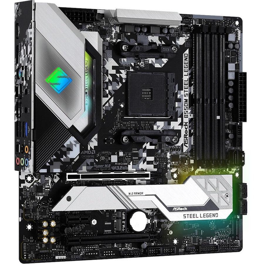 Asrock B550M Steel Legend Socket Am4/ Amd B550/ Ddr4/ Quad – TeciSoft