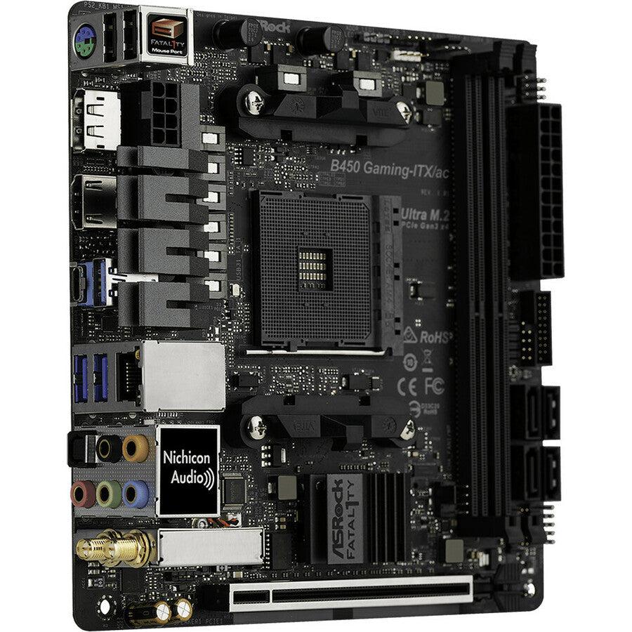 Asrock Fatal1Ty B450 Gaming-Itx/Ac Am4 Amd Promontory B450 – TeciSoft