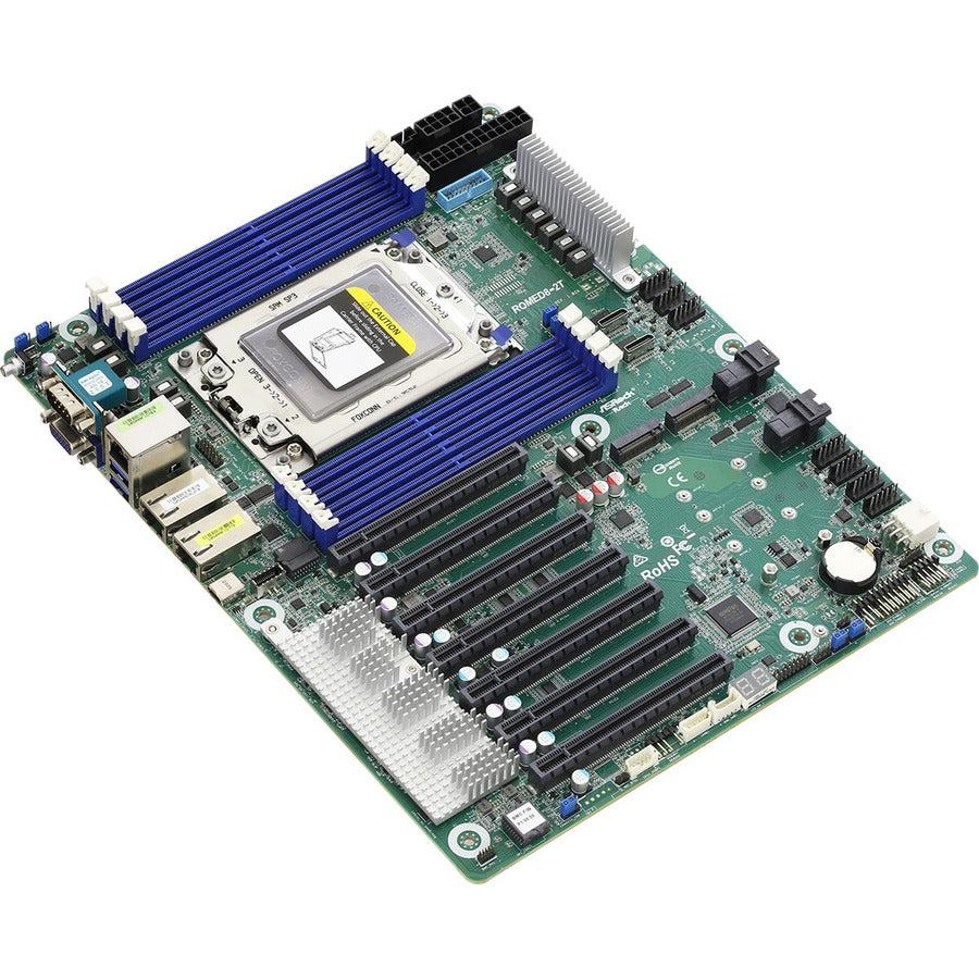 Asrock Rack Romed8-2T Single Socket Sp3 Lga 4094/ Ddr4/ Sata3&Usb3.1/ V&2Gbe/ Atx Motherboard