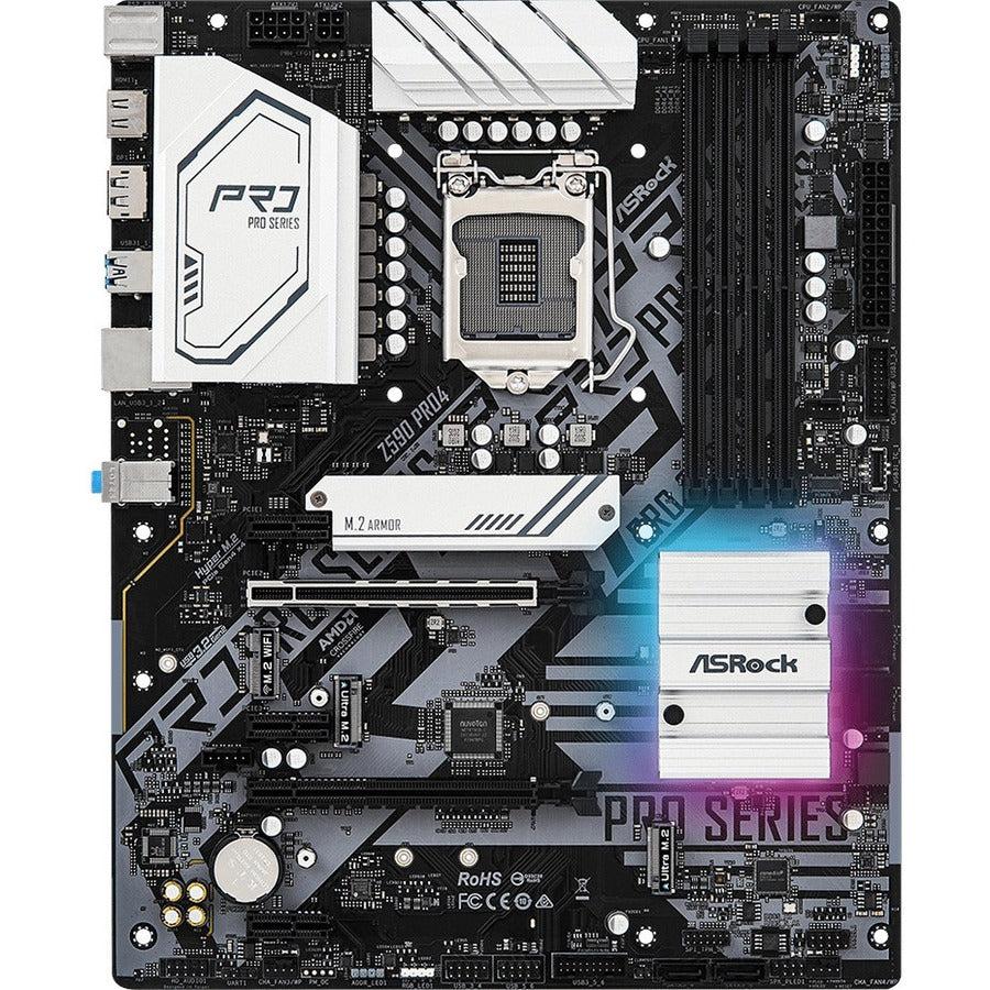 Asrock Z590 Pro4 Lga 1200 Intel Z590 Sata 6Gb/S Atx Intel – TeciSoft