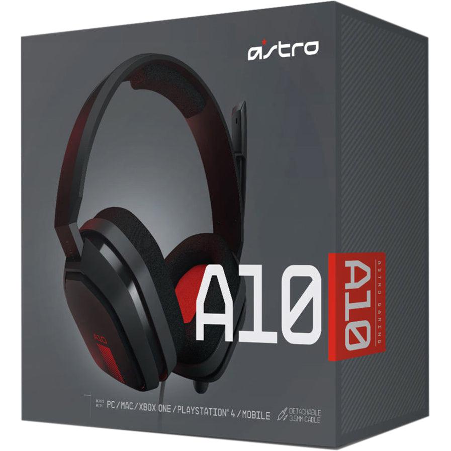 Astro Gaming A10 Headset For Pc Wired Head Band Grey Red 939