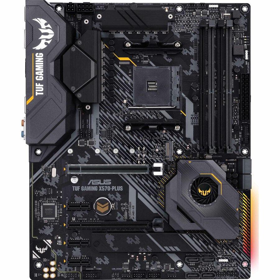 Asus Am4 Tuf Gaming X570-Plus Atx Motherboard With Pcie 4.0, Dual M.2, 12+2 With Dr. Mos Power