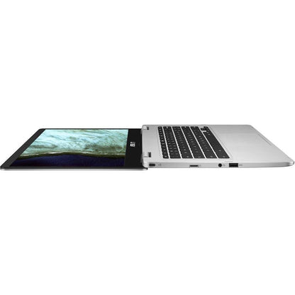 Asus Chromebook C423Na-Db42F 14.0 Inch Intel Celeron N3350 1.1Ghz/ 4Gb Lpddr4/ 32Gb Emmc/ Usb3.2/ Chrome Os Notebook (Silver)