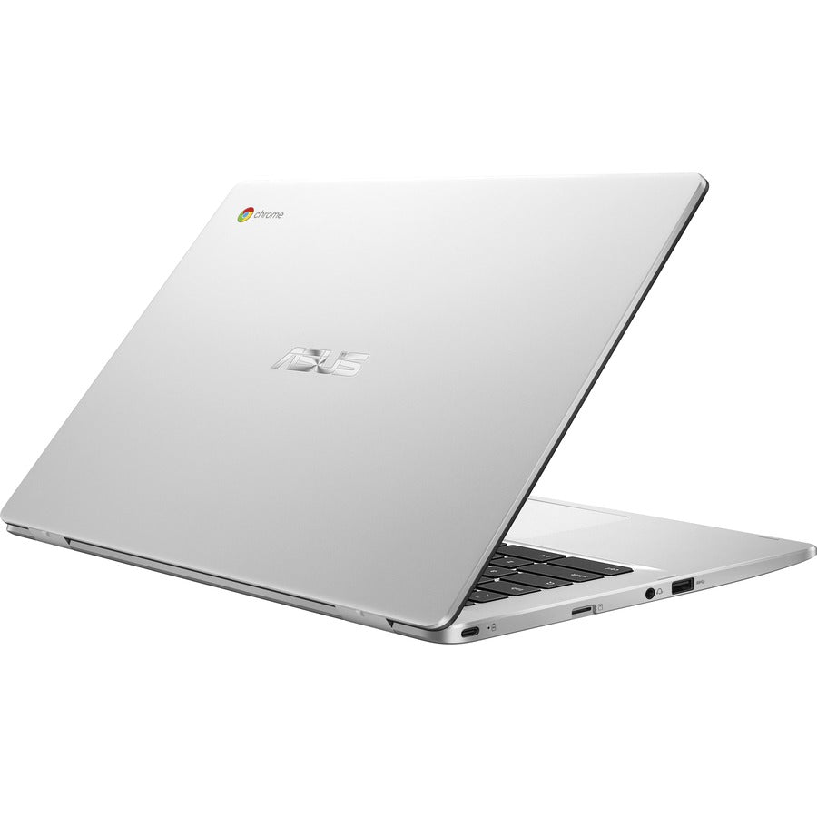 Asus Chromebook C423Na-Dh02 14 Inch Intel Celeron N3350 1.1Ghz/ 4Gb Lpddr4/ 32Gb Emmc/ Usb3.1/ Chrome Notebook (Silver)