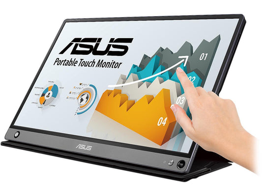 Asus Mb16Amt 15.6 Inch 700:1 Full Hd Ips Usb Type-C Portable Monitor (Dark Gray)