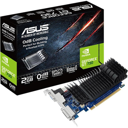 Asus Nvidia Geforce Gt 730 2Gb Gddr5 D-Sub/Hdmi/Dvi-D Pci-Express 2.0 Gaming Video Card