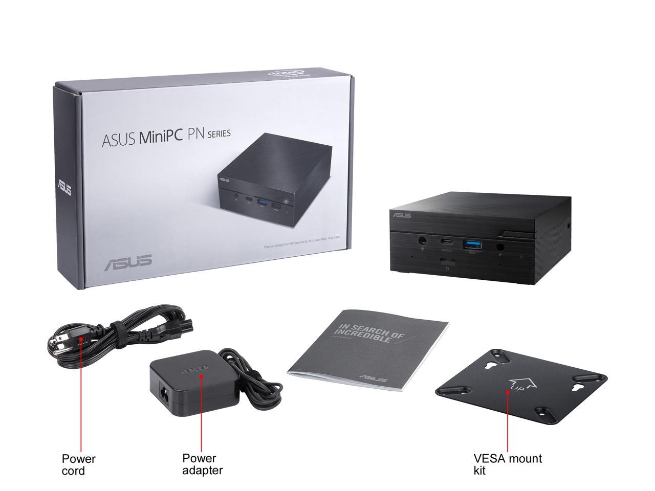 Asus Pn50-Bbr065Md Amd Renoir Fp6 R5-4500U/ Ddr4/ Wifi/ Usb3.1 Mini Pc Barebone System (Black)