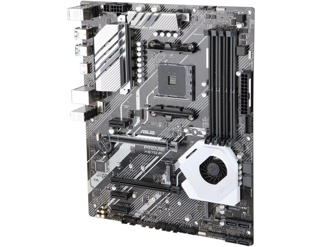 Asus Prime X570-P Socket Am4/ Amd X570/ Ddr4/ Sata3&Usb3.2/ M.2/ A&V&Gbe/ Atx Motherboard