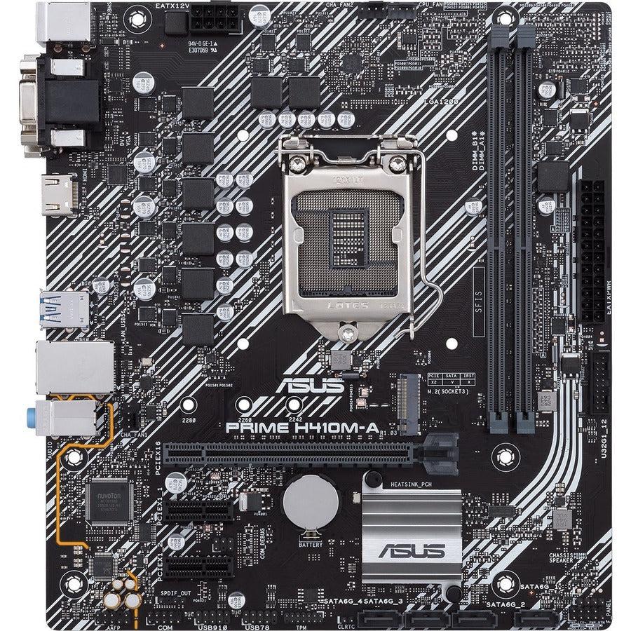 Asus Prime H410M-A/Csm Lga1200/ Intel H410/ Ddr4/ Sata3&Usb3.2/ M.2/ Matx Motherboard