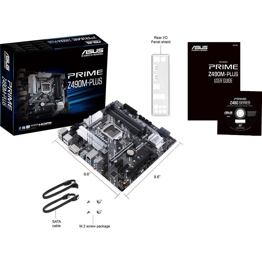 Asus Prime Z490M-Plus Lga 1200 (Intel 10Th Gen) Intel Z490 – TeciSoft
