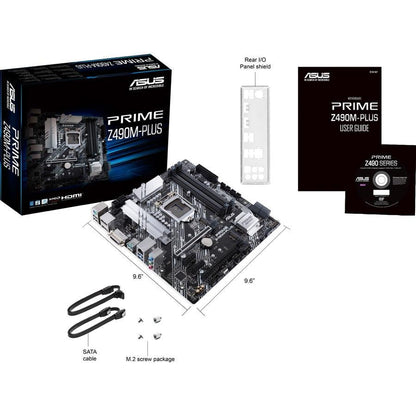 Asus Prime Z490M-Plus Lga 1200 (Intel 10Th Gen) Intel Z490 Sata 6Gb/S Micro Atx Intel Motherboard