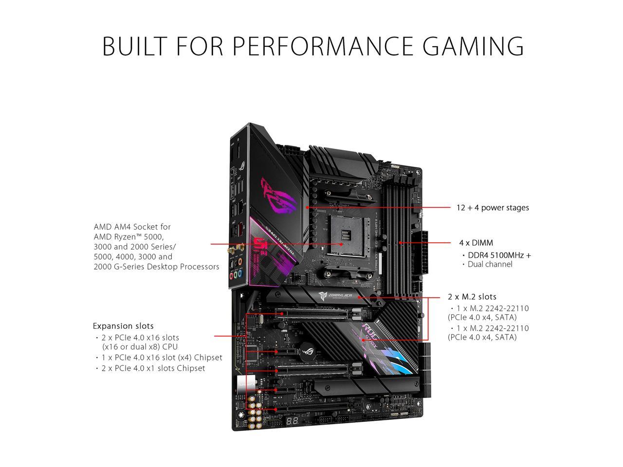 Asus Rog Strix X570 E Gaming Wifi Ii Socket Am4 Amd X570 TeciSoft