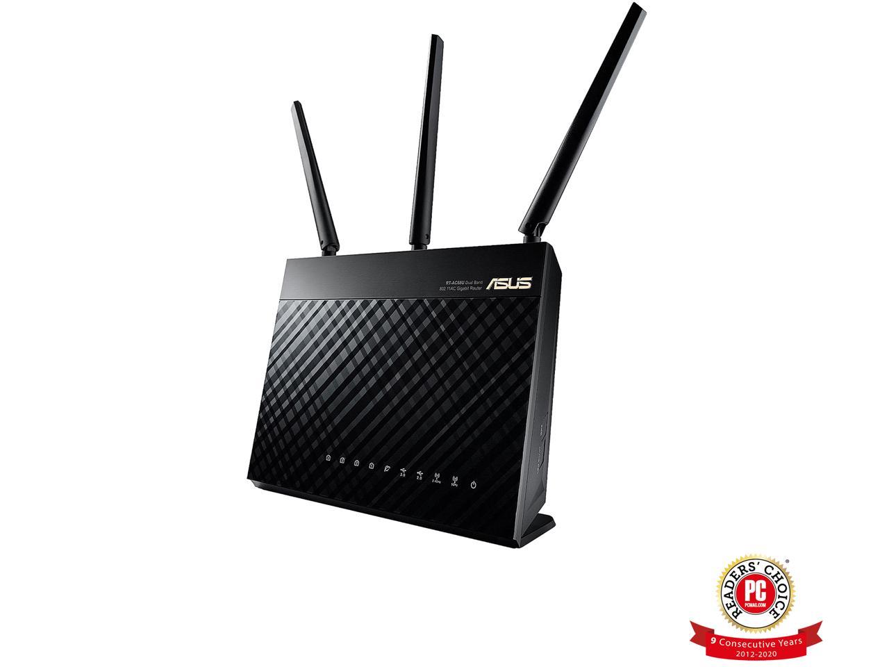 Asus Rt-Ac68U Dual-Band Wireless-Ac1900 Gigabit Router