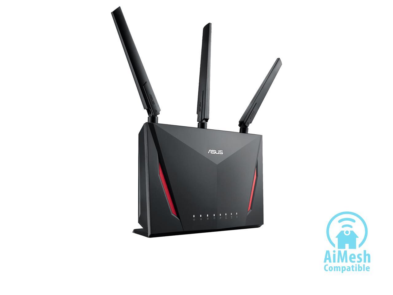 Asus Rt-Ac86U Dual-Band Wireless-Ac2900 Gigabit Router