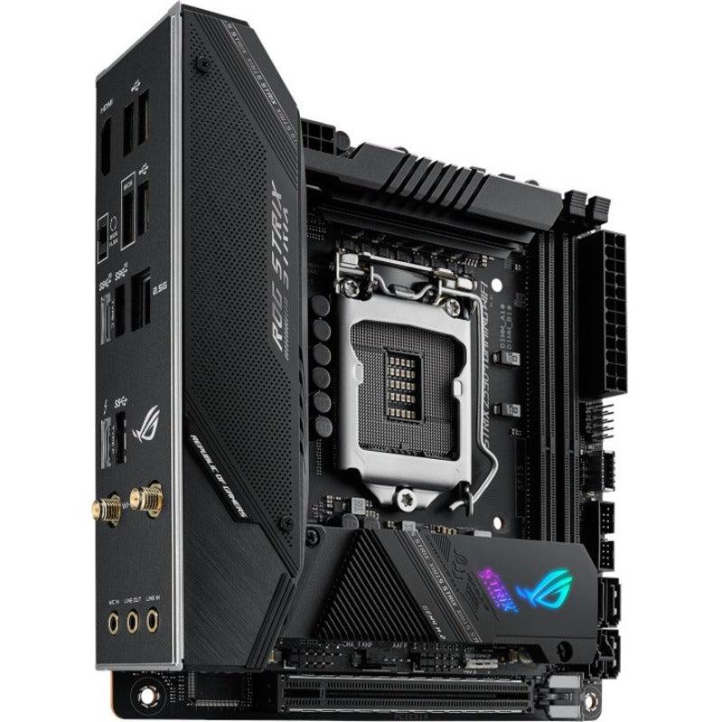 Asus Rog Strix Z590-I Gaming Wifi Lga1200/ Intel Z590/ Ddr4/ Sata3&Usb3.2/ M.2/ Mini Itx Motherboard