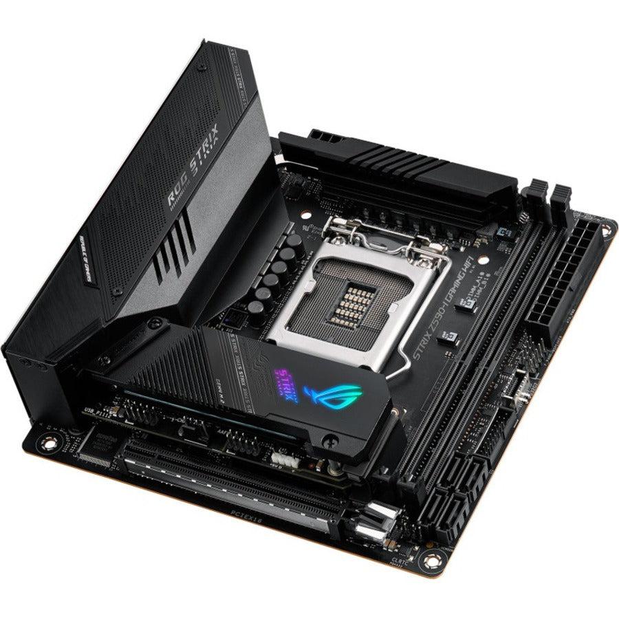 Asus Rog Strix Z590-I Gaming Wifi Lga1200/ Intel Z590/ Ddr4/ Sata3&Usb3.2/ M.2/ Mini Itx Motherboard