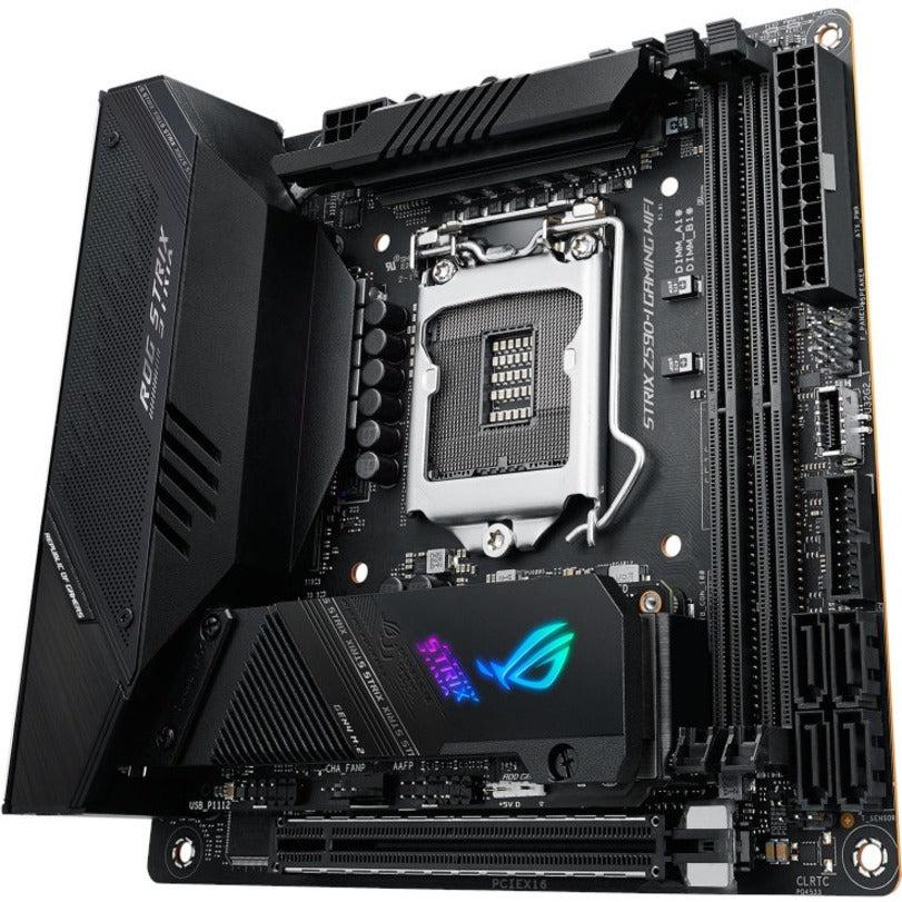 Asus Rog Strix Z590-I Gaming Wifi Lga1200/ Intel Z590/ Ddr4/ Sata3&Usb3.2/ M.2/ Mini Itx Motherboard