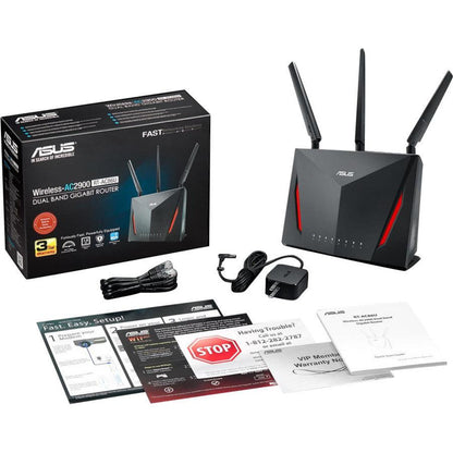 Asus Rt-Ac86U Dual-Band Wireless-Ac2900 Gigabit Router