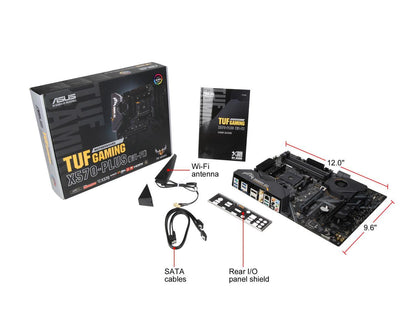 Asus Tuf Gaming X570-Plus (Wi-Fi) Socket Am4/ Amd X570/ Ddr4/ Sata3&Usb3.2/ M.2/ A&V&Gbe/ Wifi&Bluetooth/ Atx Motherboard