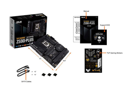 Asus Tuf Gaming Z590-Plus Socket Lga1200/ Intel Z590/ Ddr4/ Sata3&Usb3.2/ M.2/ Atx Motherboard