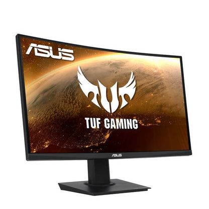 Asus Tuf Gaming Vg24Vqe 23.6 Inch Widescreen 100,000,000:1 1Ms Displayport/Hdmi Led Curved Gaming Monitor
