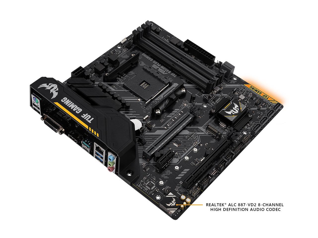 Asus Tuf B450M-Plus Gaming Am4 Amd B450 Sata 6Gb/S Micro Atx