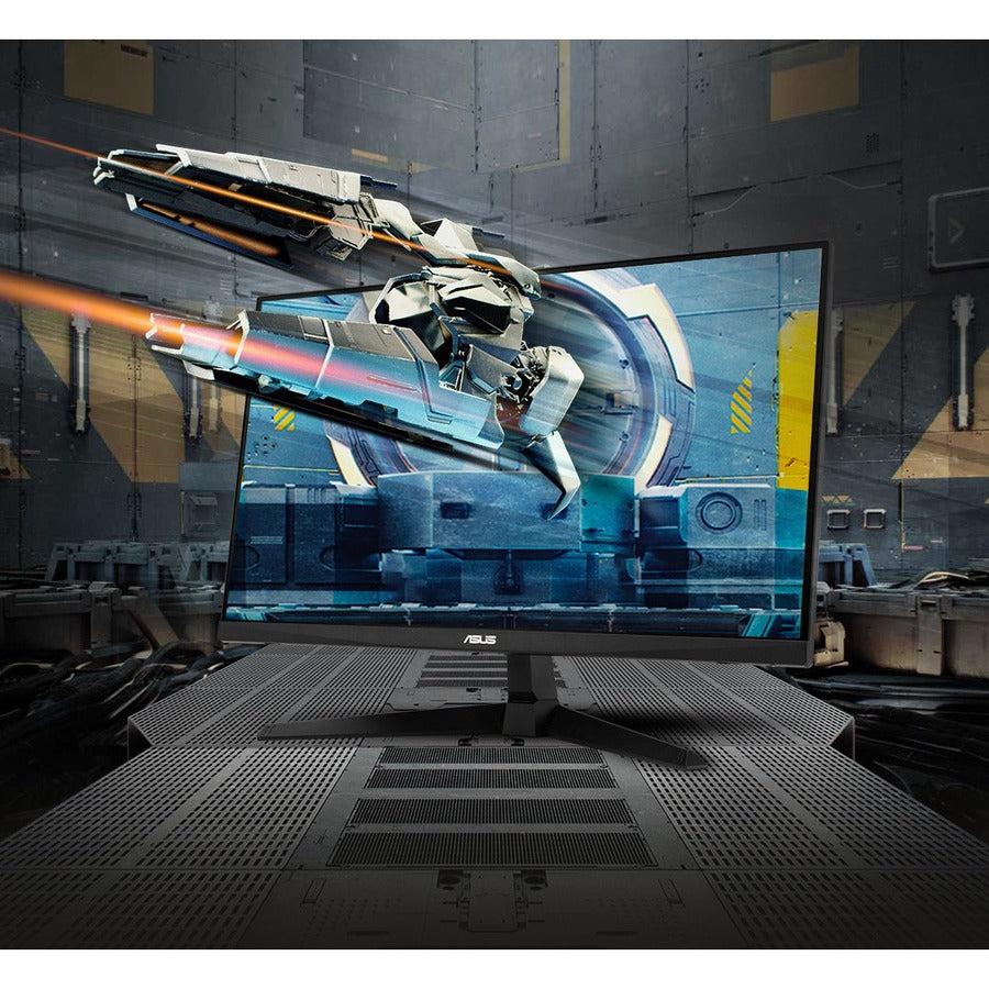 Asus Tuf Gaming Vg277Q1A 27 Inch Full Hd 1Ms Mprt 3000:1 2Hdmi/Displayport/Earphone Jack Non-Glare Led Monitor W/ Speakers