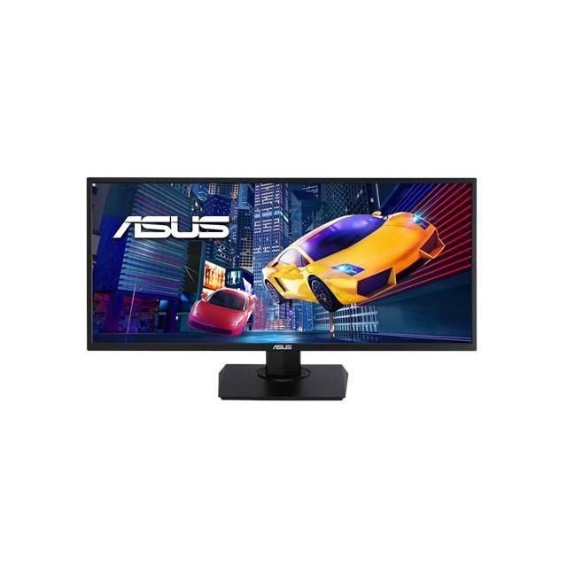 Asus Vp348Qgl 34.0 Inch Ultra-Wide Freesync Hdr Gaming 3,000:1 4Ms Hdmi/Displayport Led Lcd Monitor, W/ Speakers (Black)