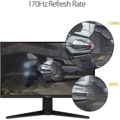 Asus Vg27Aql1A 27 Inch Widescreen 1Ms 1,000:1 Hdmi/Displayport Hdr Monitor, W/ Speakers (Black)