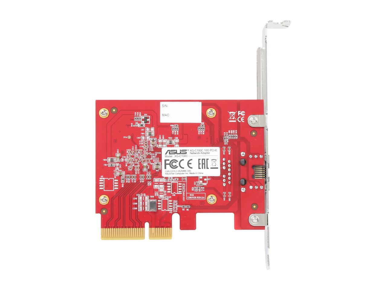 Asus Xg-C100C 10G Network Adapter Pci-Express X4 Card