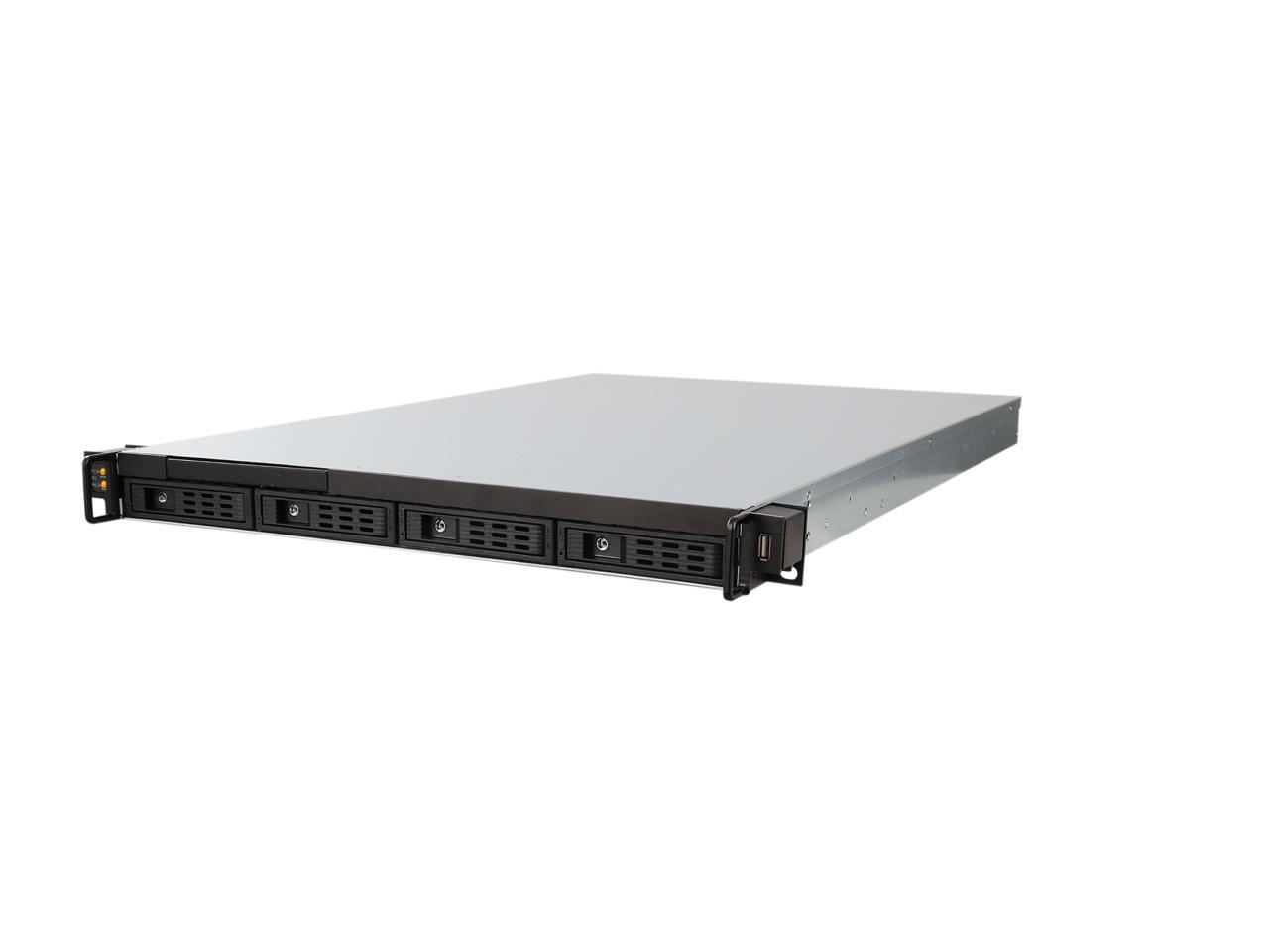 Athena Power Rm-1U1043He12 12Gb/S 1U Hot-Swap 4-Bay E-Atx Rackmount Server Chassis - Oem