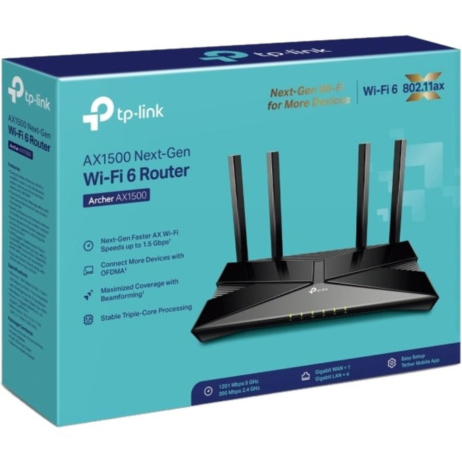 Ax1500 Wi-Fi 6 Router,