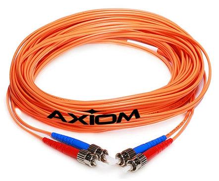 Axiom 7M Lc/Lc Multimode Duplex 50/125 Fibre Optic Cable Orange