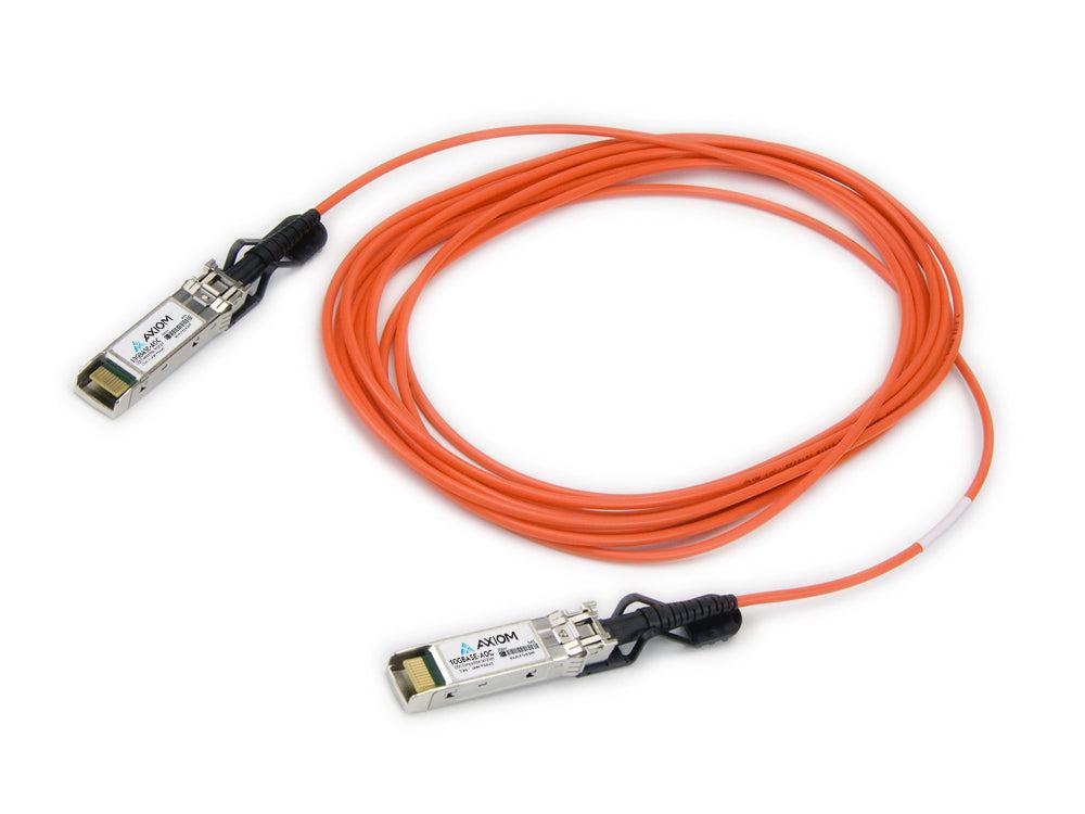 Axiom Cx-Aoc-10Gsfp-10M-Ax Fibre Optic Cable Sfp+ Orange, Stainless Steel