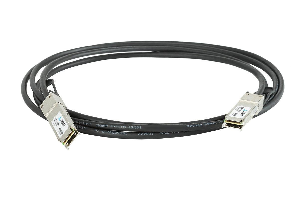Axiom E100G-Qsfp-Qsfp-P-00501-Ax Infiniband Cable 0.5 M Qsfp28 Black