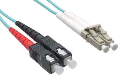 Axiom Lc/Sc 1M Fibre Optic Cable Om4 Black, Blue, Grey, Red, White