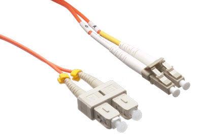 Axiom Lcscmd5O-20M-Ax Fibre Optic Cable 2X Lc 2X Sc Ofnr Om2 Orange