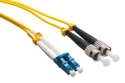 Axiom Lc/St Singlemode Duplex, Os2, 9/125, 60M Fibre Optic Cable Ofnr Yellow