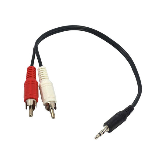 Axiom Mjmrcam6-Ax Audio Cable 0.15 M 3.5Mm 2 X Rca Black