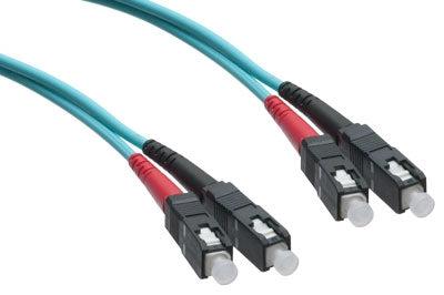 Axiom Sc/Sc 3M Fibre Optic Cable Om4 Black, Blue, Red