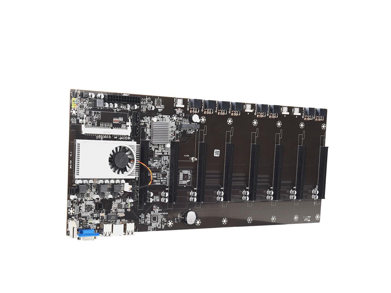 Btc-T37 Miner Motherboard Cpu Set 8 Video Card Slot Ddr3 Memory Integrated Vga Low Power Consumption Exquisite Better Than X99