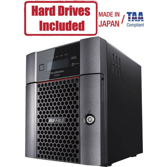 Buffalo Terastation 6400Dn 32Tb Desktop Nas Hard Drives Included + Snapshot