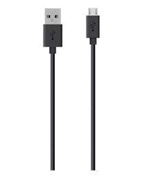 Belkin 1.2M Usb 2.0 - Microusb M/M Usb Cable Usb A Micro-Usb B Black