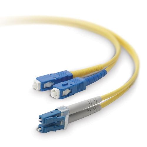 Belkin 3M Lc / Sc Fibre Optic Cable Ofc Yellow