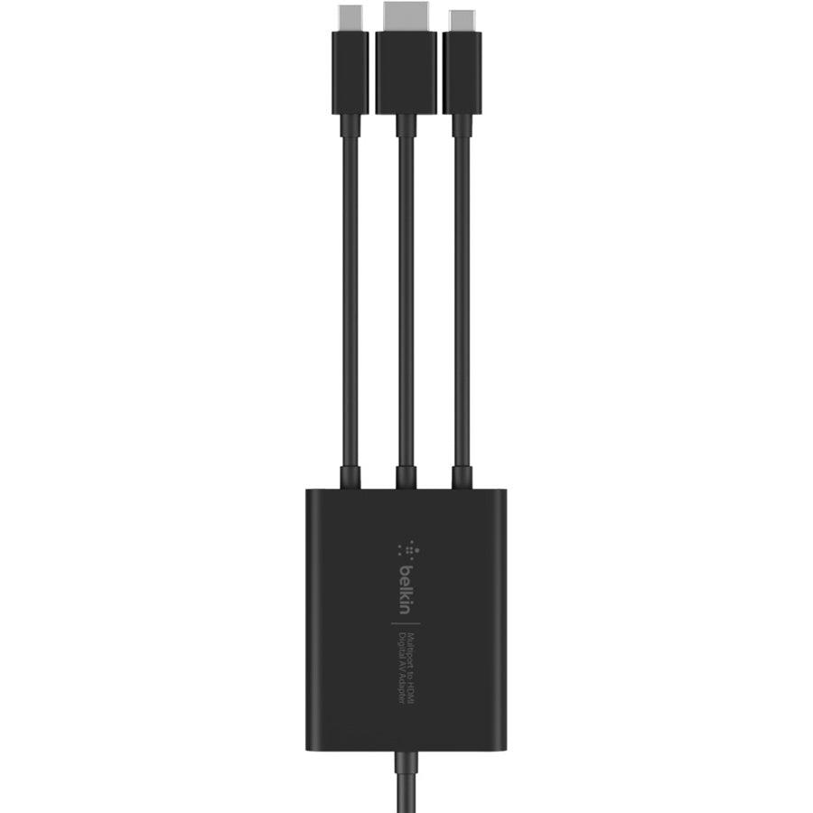 Belkin B2B169 Video Cable Adapter 24 M Hdmi + Usb Mini Displayport Black