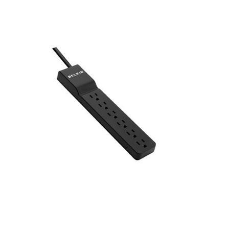 Belkin Be106000-04-Blk Surge Protector Black 6 Ac Outlet(S) 1.2 M